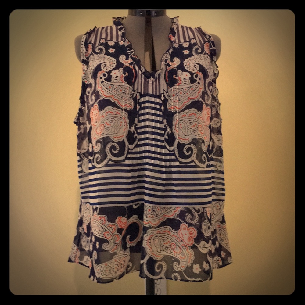 CAbi Sleeveless Blouse